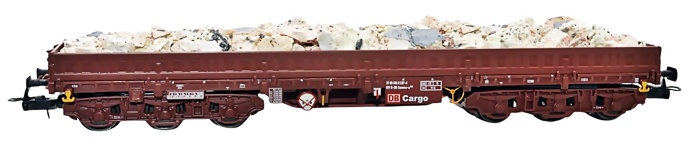 NW22949 - H0 - Flachwagen Samms-u 454, Bauschutt-Ladung, DB AG, Ep. IV-V